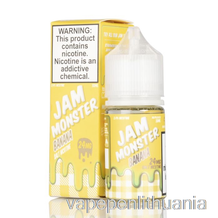 Bananas - Uogienė Monstrų Druskos - 30ml 48mg Vape Skystis